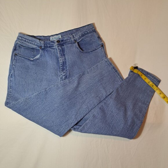 Vintage‎ L.A. Blues Women's Relaxed Fit High-Rise Jeans Size 20 Blue “Mom Jeans” - Picture 12 of 12